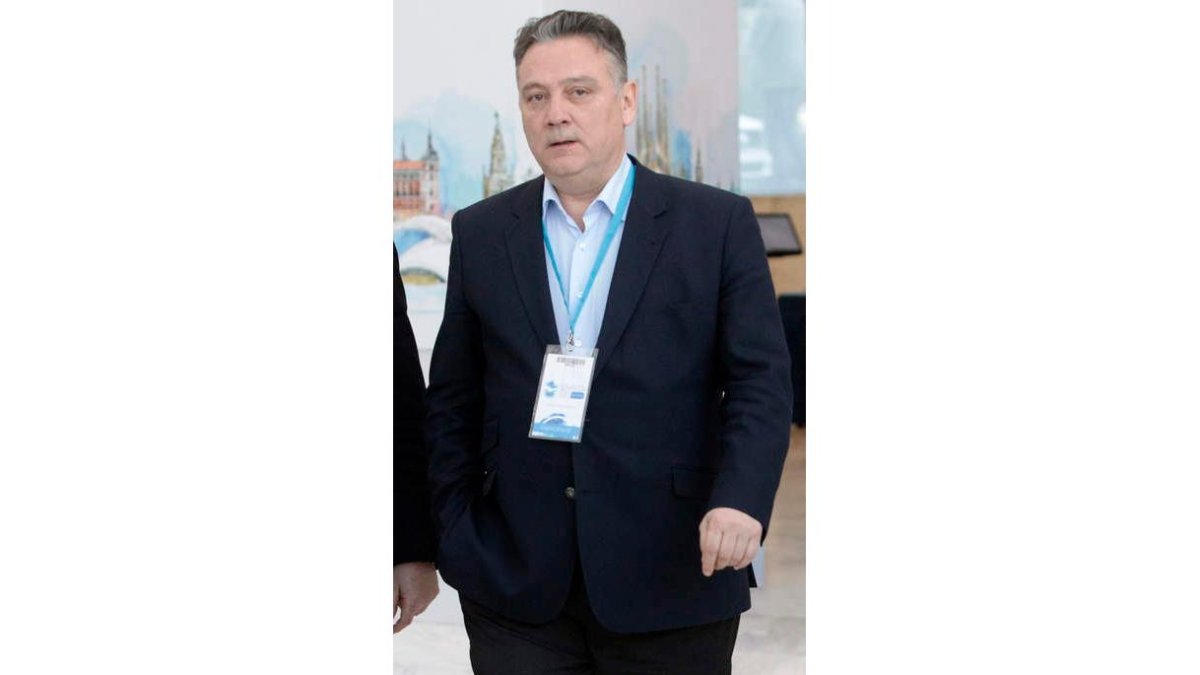 Alfredo Prada durante una convención del PP. RAQUEL P. VIECO