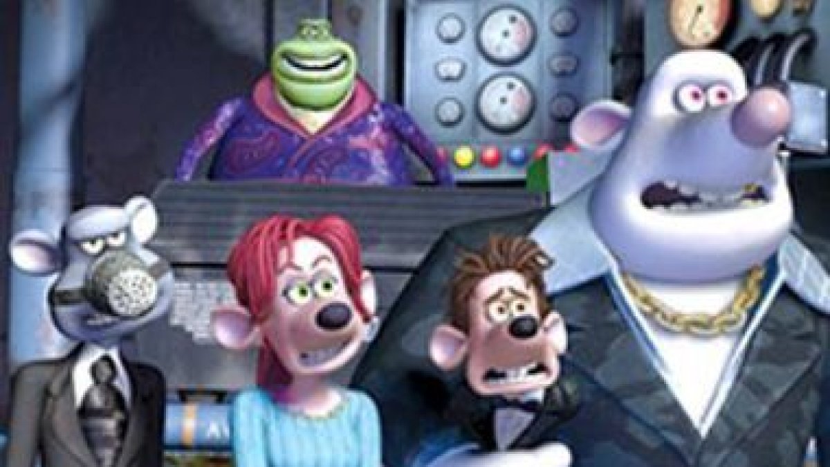 Dos fotogramas de «Ratónpolis», de la factoría Dreamworks