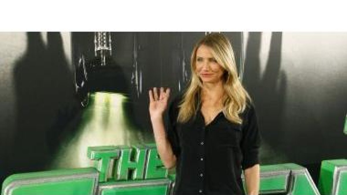 Cameron Diaz durante la presentación en Madrid de The Green Hornet.