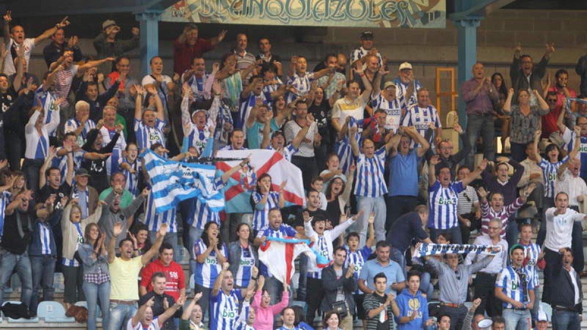 El Toralín registra entradas de entre 5.000 y 6.000 aficionados, la mayoría socios.