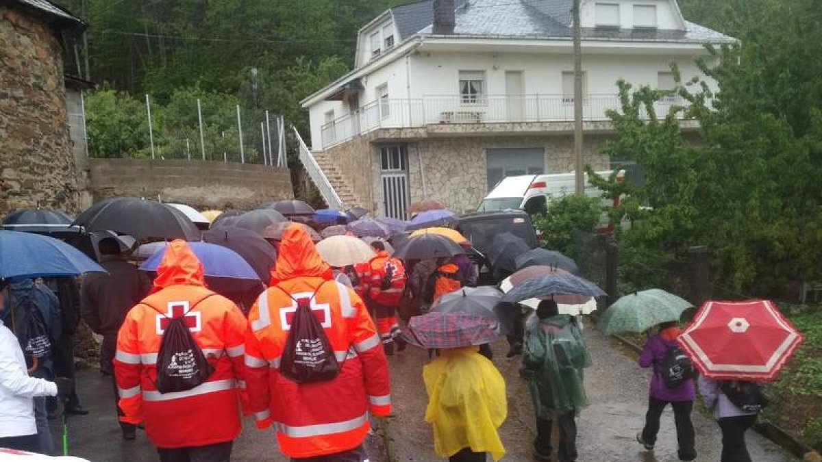 Marcha a beneficio de la Cruz Roja de Bembibre en San Andrés. DL