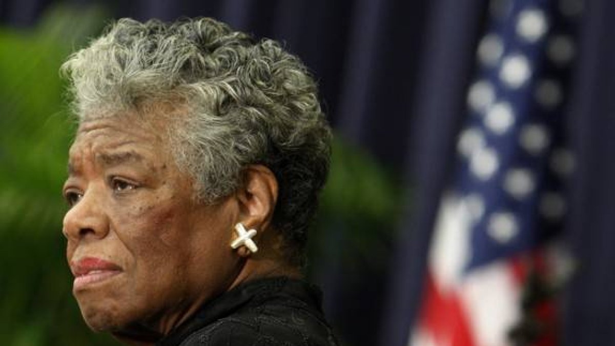 La poeta Maya Angelou, durante una ceremonia celebrada en Washington en noviembre del 2008.