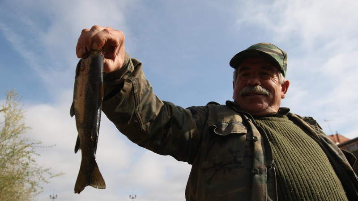 Truchas autóctonas de calidad todavía se pescan en muchos ríos leoneses. jesús
