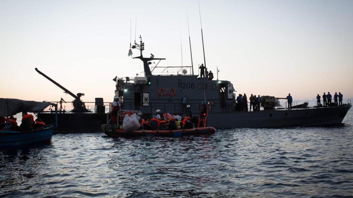 Imágenes del último rescate del Aquarius.