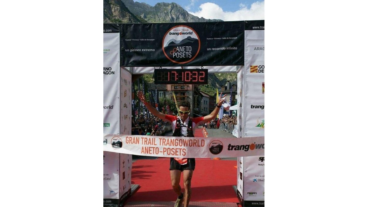 Daniel Amat entra victorioso en la meta de Benasque