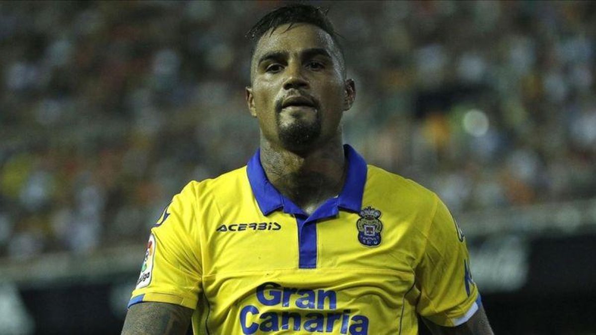 Kevin Prince Boateng, jugador del Las Palmas que ha marcado en las cuatro grandes ligas europeas.
