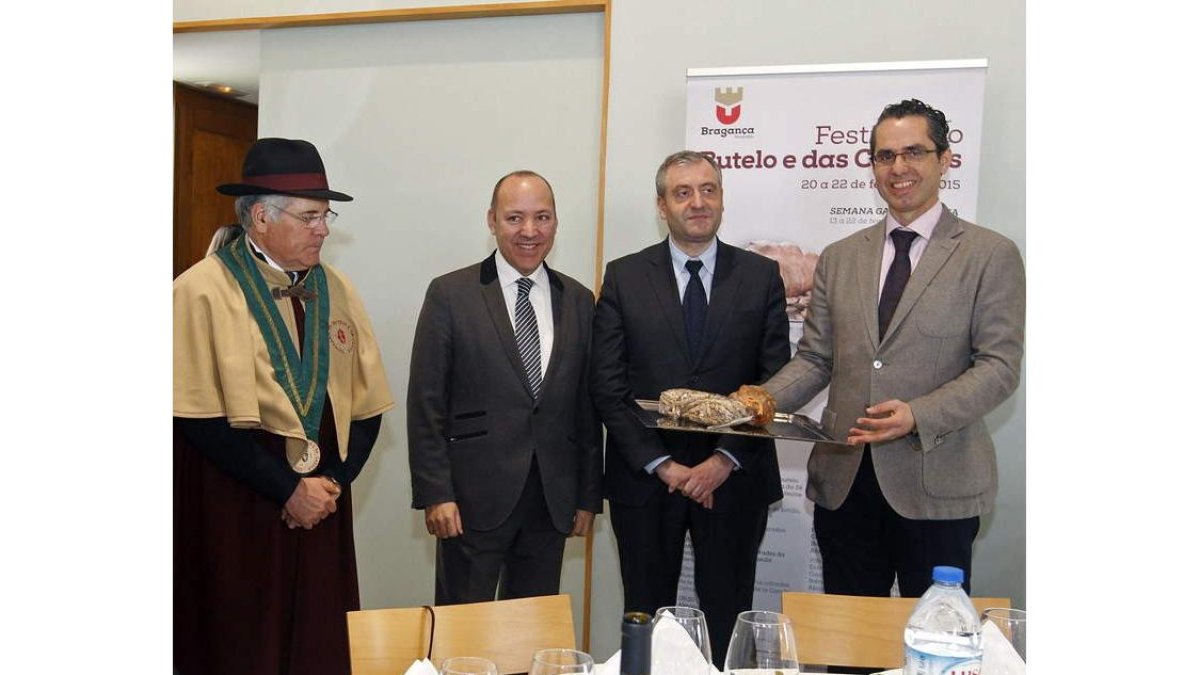 Representantes de Braganza y de la Diputación de Zamora