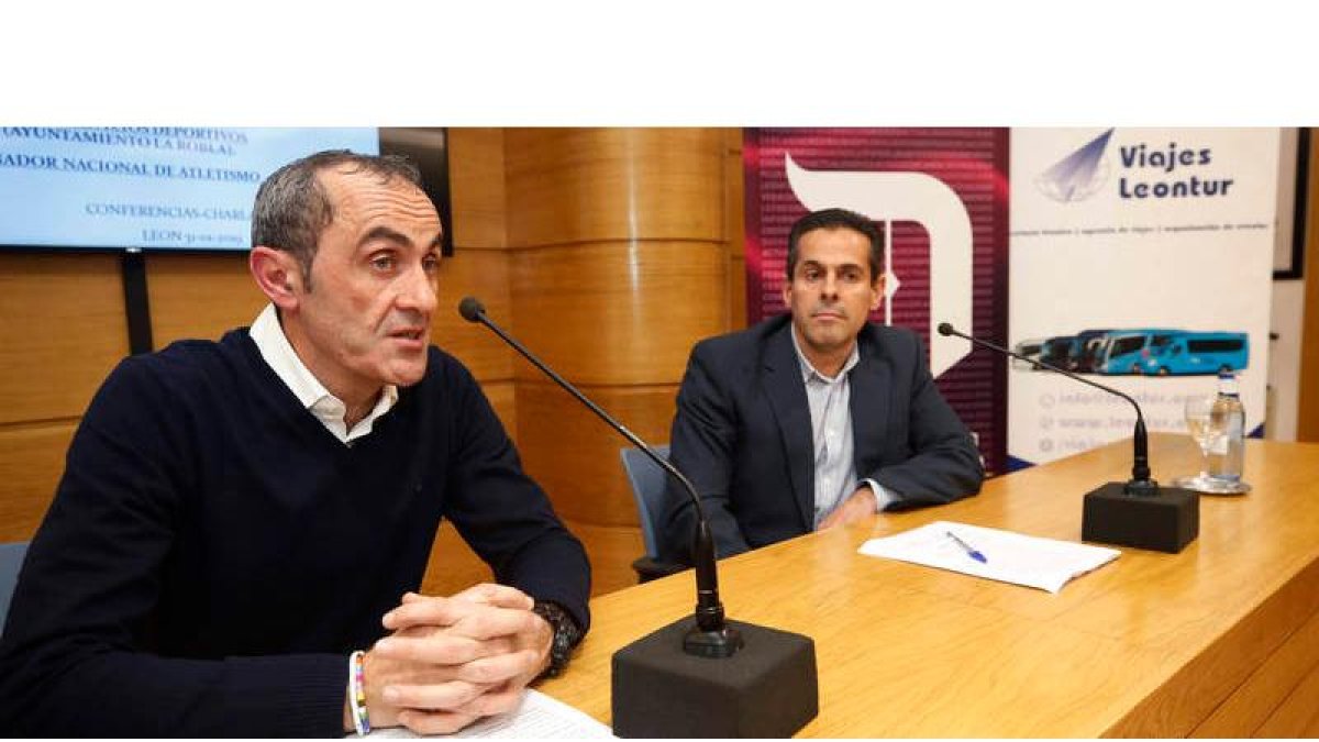 García y José Huerga fueron compañeros en el CAR La Robla. RAMIRO