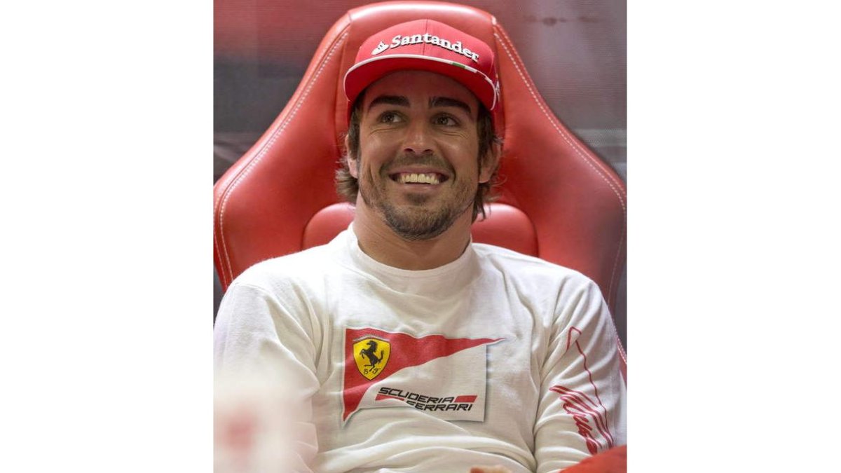 El piloto asturiano de Ferrari, Fernando Alonso.