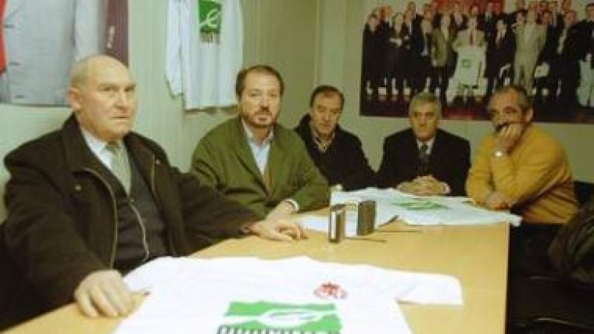 Antonio García de Celis, Ignacio Tejera, Victorino Rabanal, Carlos García y Santos Llamas.