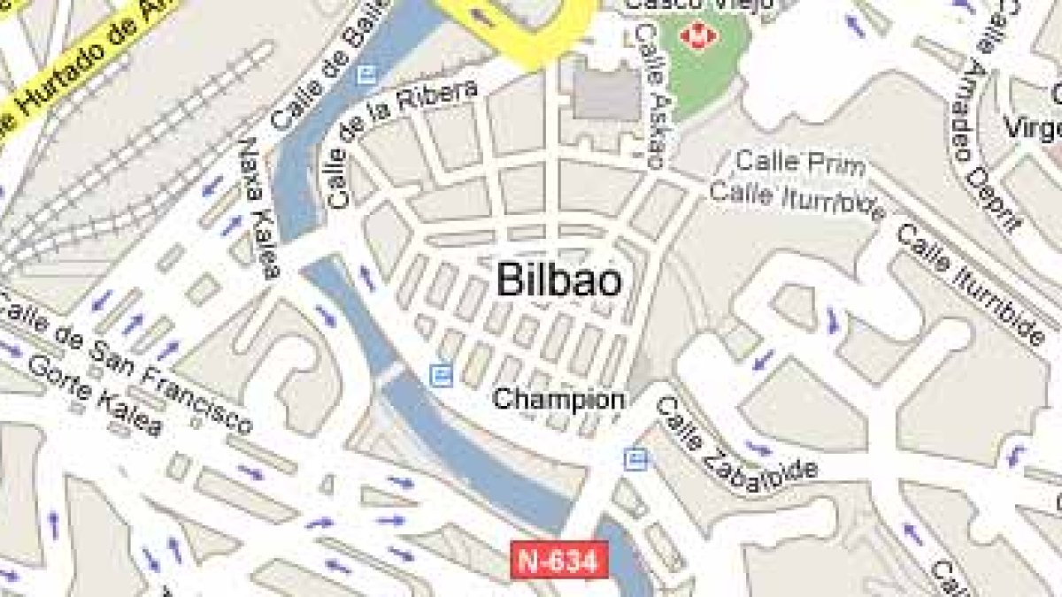 Plano de Bilbao.