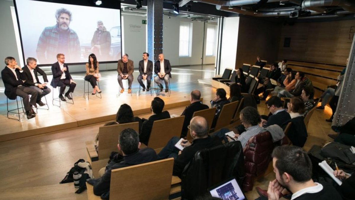 Presentación del nuevo Movistar Series para Latinomérica, este jueves.