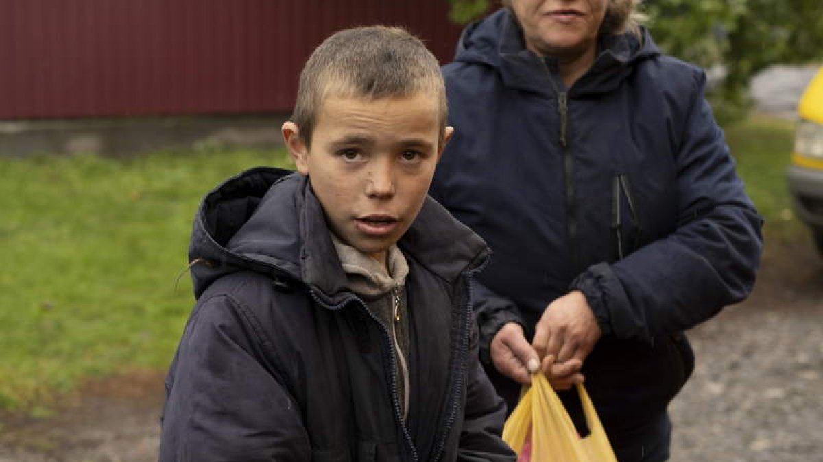 Imagen de un niño de Jarkov. GEORGE IVANCHENKO