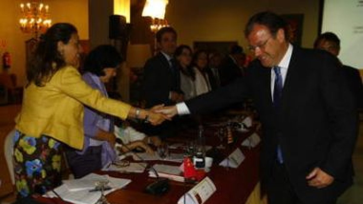 Silván, ayer con directores generales de Transporte de otras autonomías.