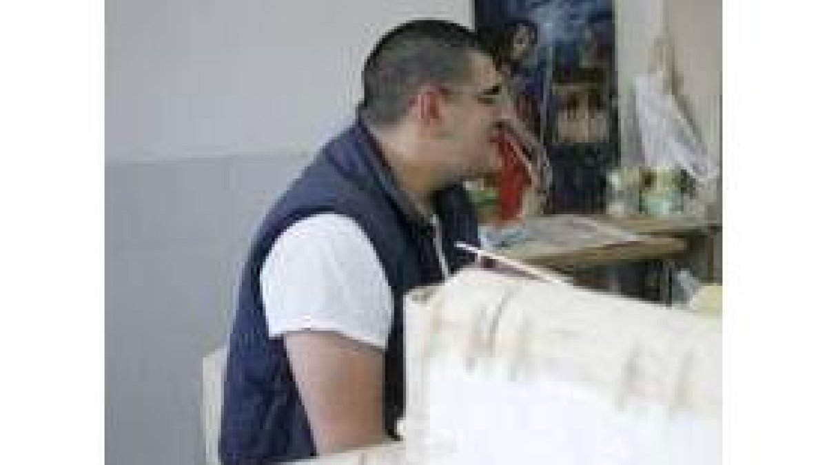 Uno de los internos de la prisión de Mansilla de las Mulas