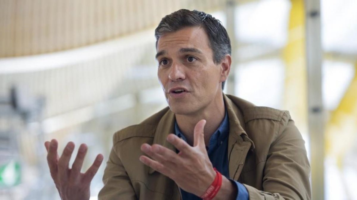 Pedro Sánchez, el pasado 19 de mayo en el aeropuerto de Barajas.