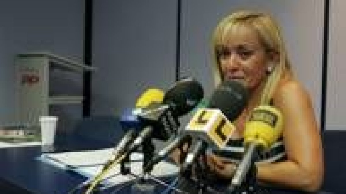Isabel Carrasco respondió ayer a los presupuestos para el próximo año