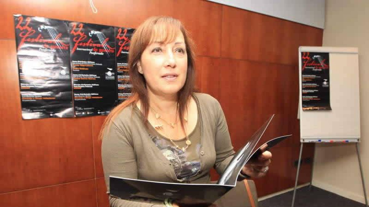 María José Cordero, en la presentación del festival.