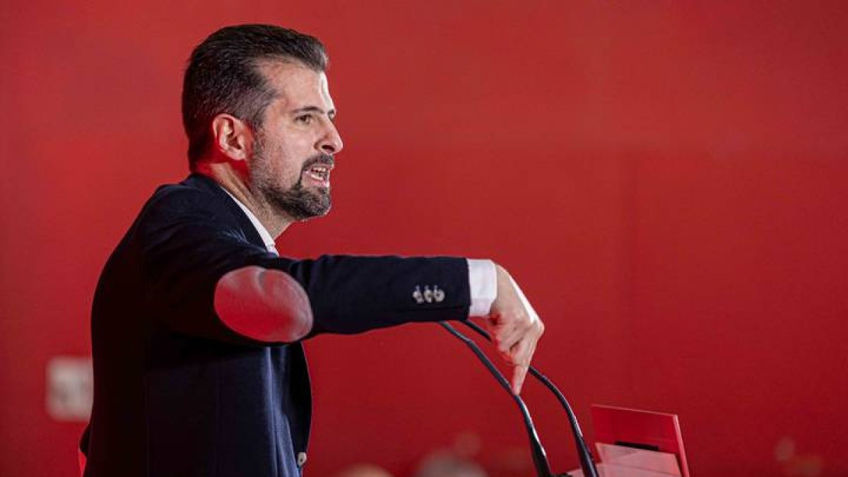 El candidato del PSOE a la Presidencia de la Junta, Luis Tudanca. SANTI OTERO