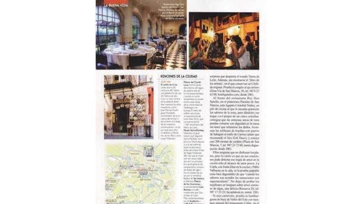 Monumentos y gastronomía centran el reportaje.