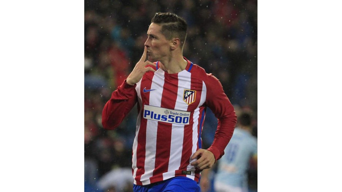 Torres hizo ante el Celta uno de los mejores goles de la temporada. V. L.