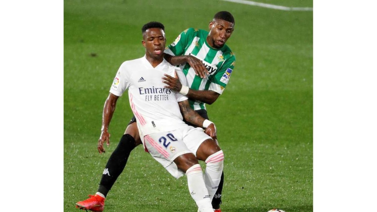 Vinicius salió en la segunda mitad y aunque tuvo ocasiones no fue capaz de resolver. J. CARLOS HIDALGO