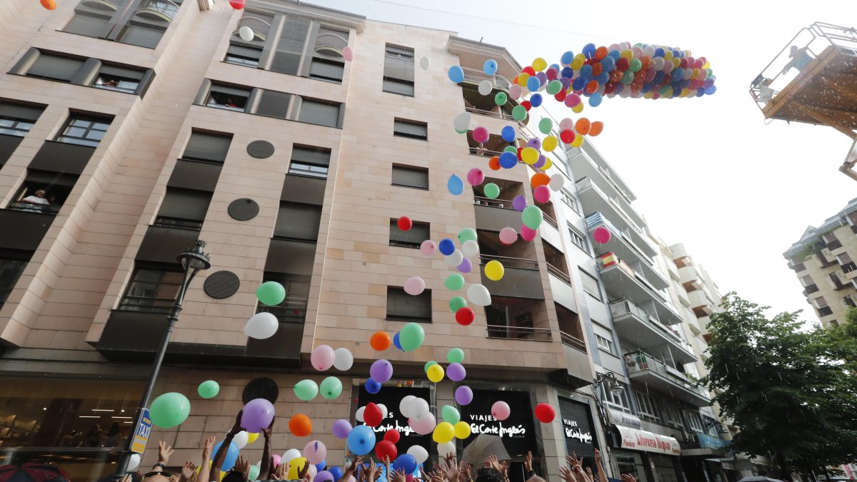 Suelta de globos de Templarium. L. DE LA MATA