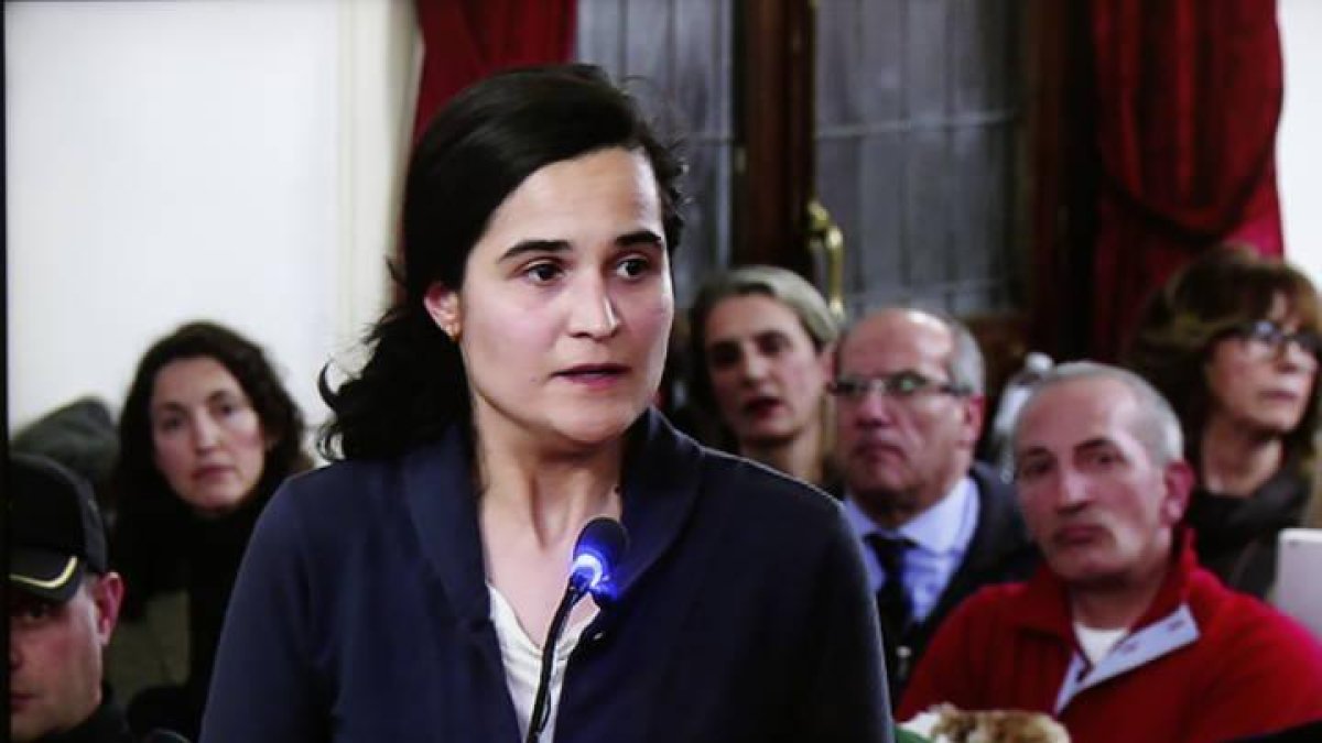 Triana Martínez, durante el juicio por el caso Carrasco