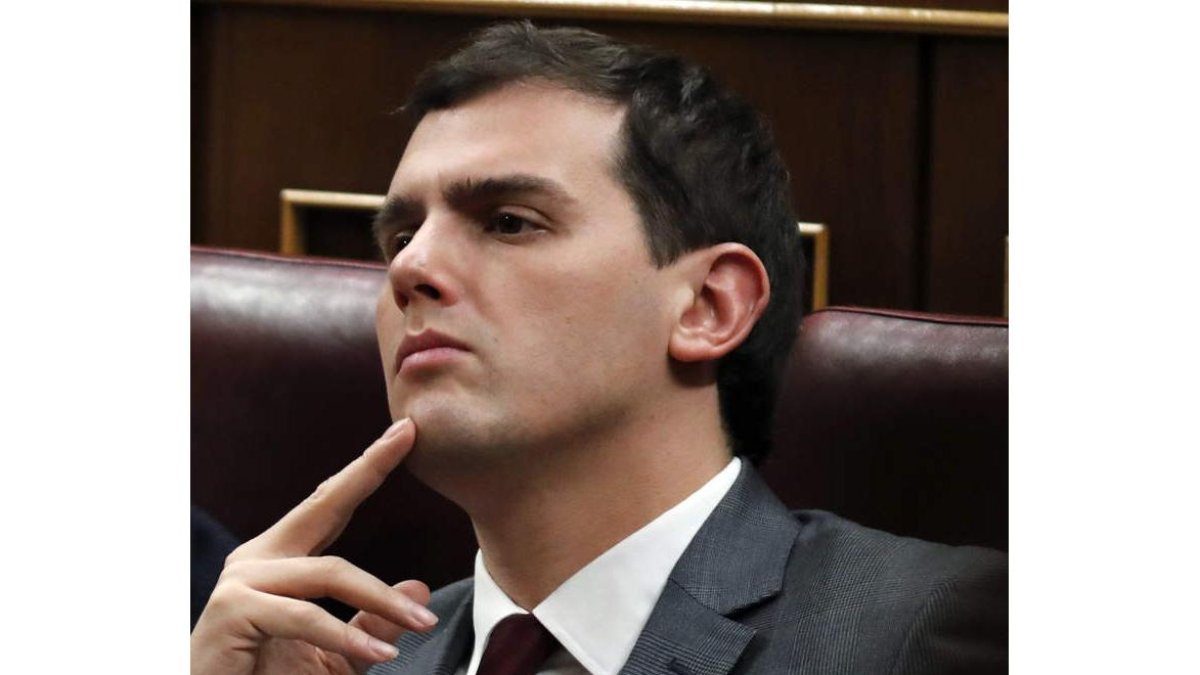 El líder de Ciudadanos, Rivera. J. Lizón