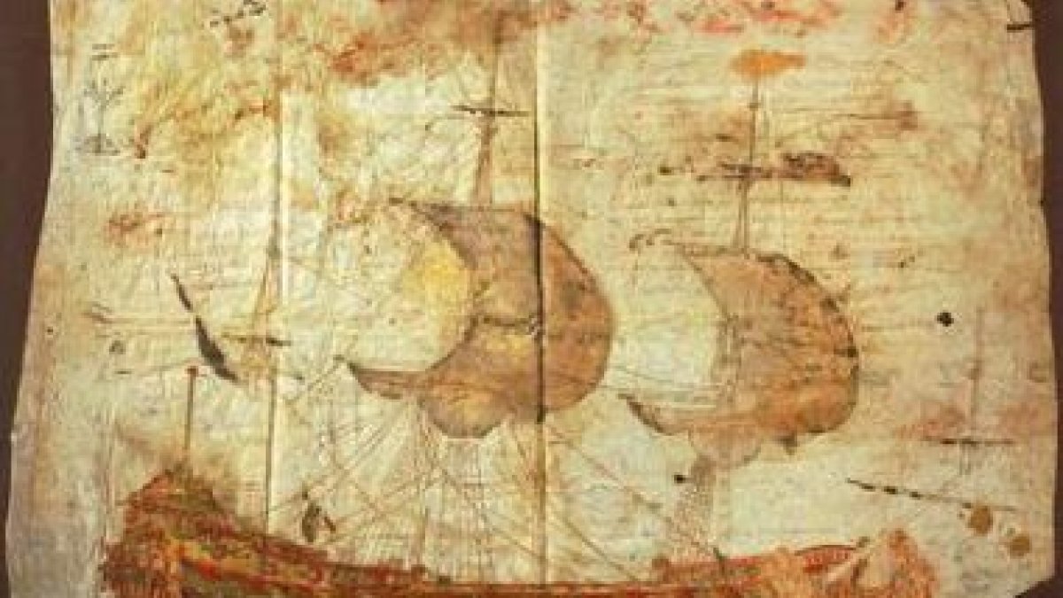 La exposición cuenta con mapas, ilustraciones y retratos que hablan de como España ayudó a lograr la