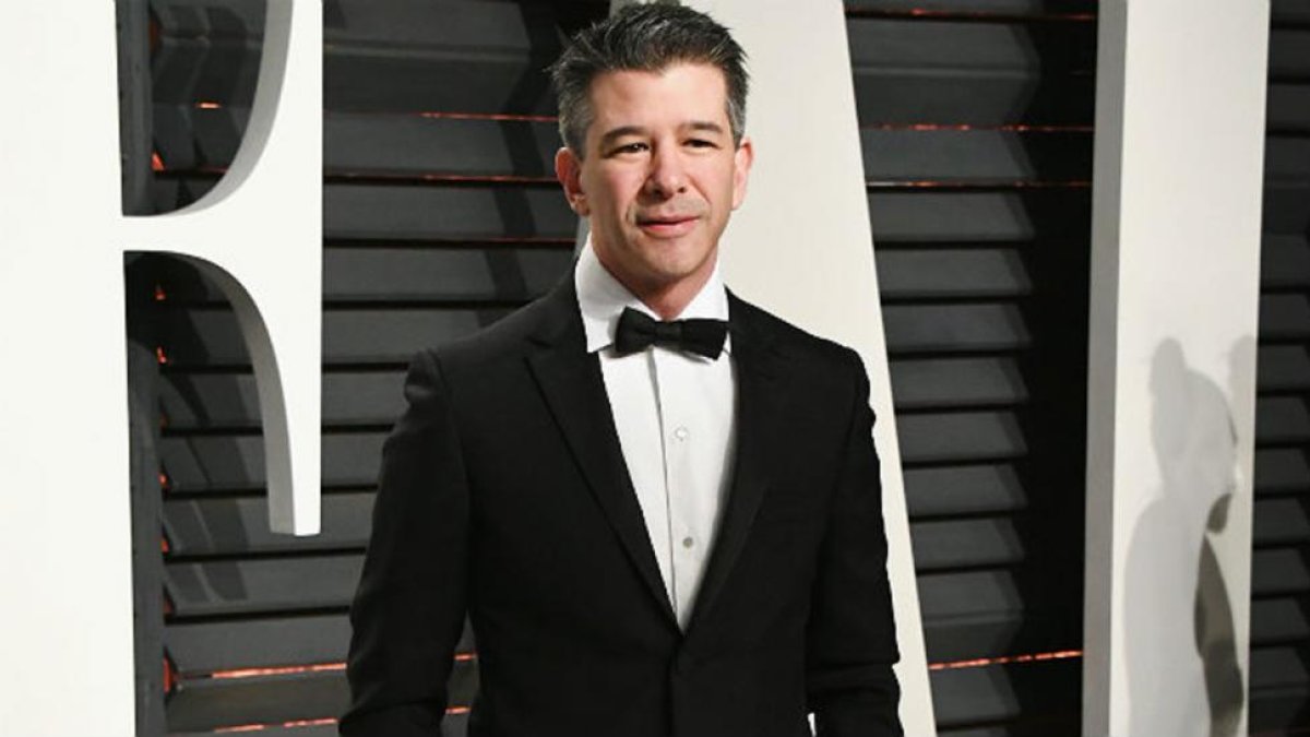 Travis Kalanick, jefe fundador de Uber, en una fiesta de 'Vanity Fair', en Hollywood.