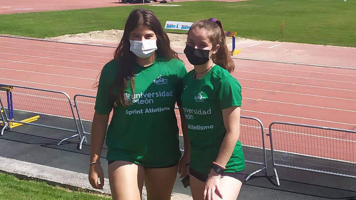 Tilena Martínez e Irene Rodríguez lograron buenos resultados. DL