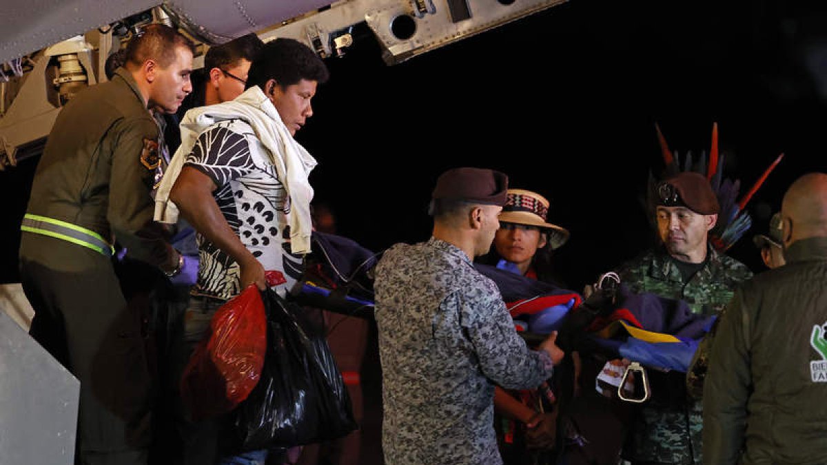 Manuel Ranoque, padre de los niños. MAURICIO DUEÑAS CASTAÑEDA