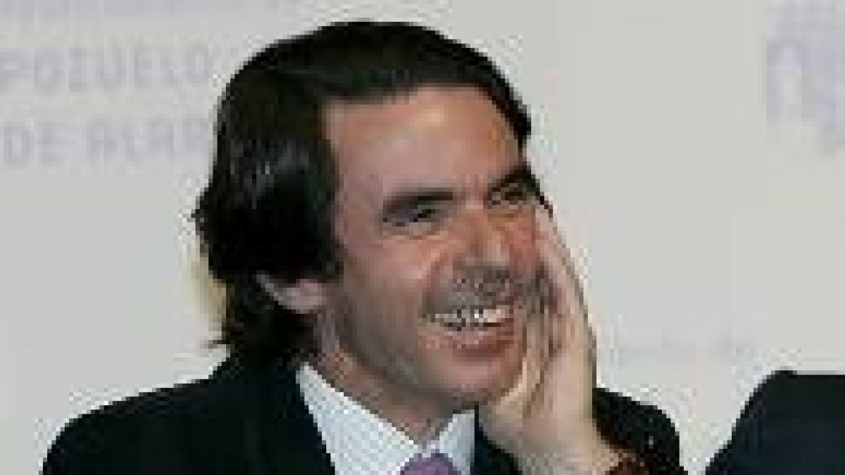 Aznar, durante su intervención en «Relecturas con los ex presidentes»