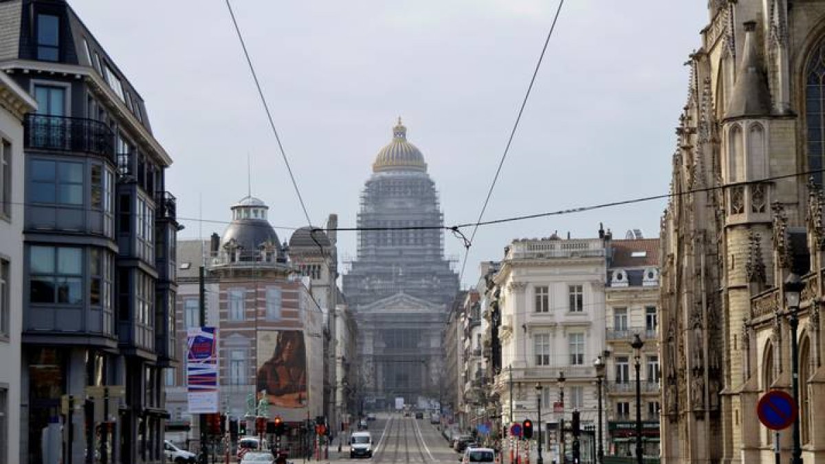 Vista del Palacio de Justicia de Bruselas. OSCAR PANDIELLO