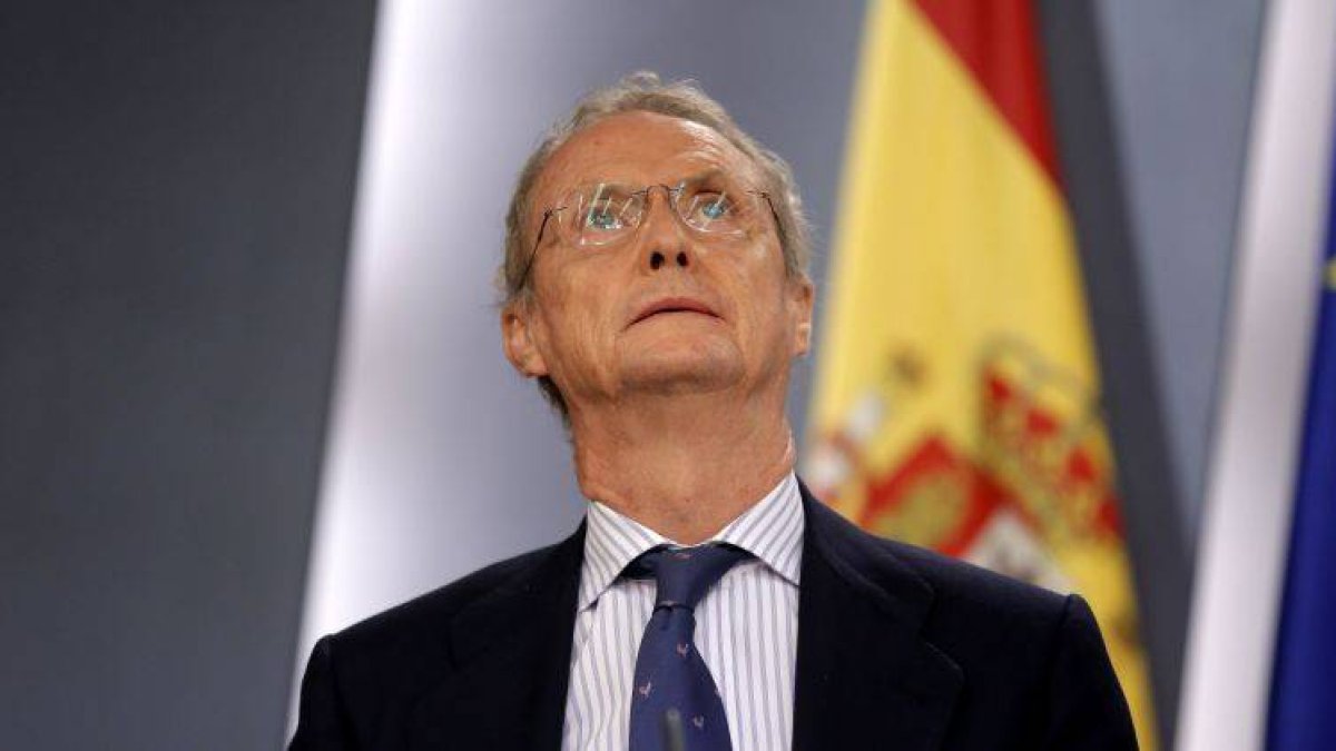 El ministro de Defensa, Pedro Morenes.