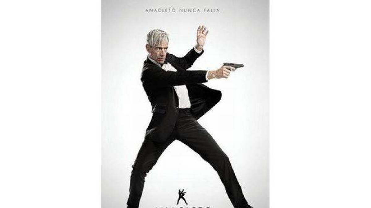 Imanol Arias, en el cartel previo de 'Anacleto, agente secreto'.