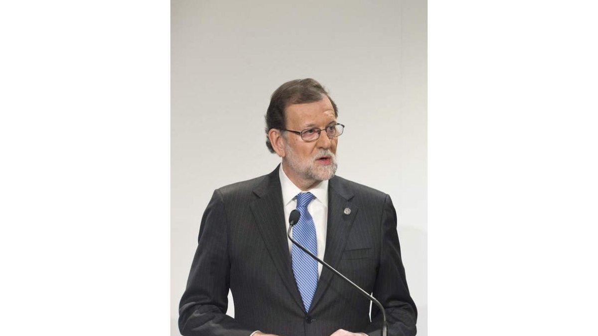 El presidente del PP y del Gobierno, Mariano Rajoy. DIEGO CRESPO