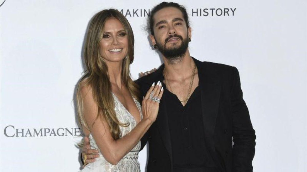 Heidi Klum y Tom Kaulitz, en mayo, en el festival de Cannes.