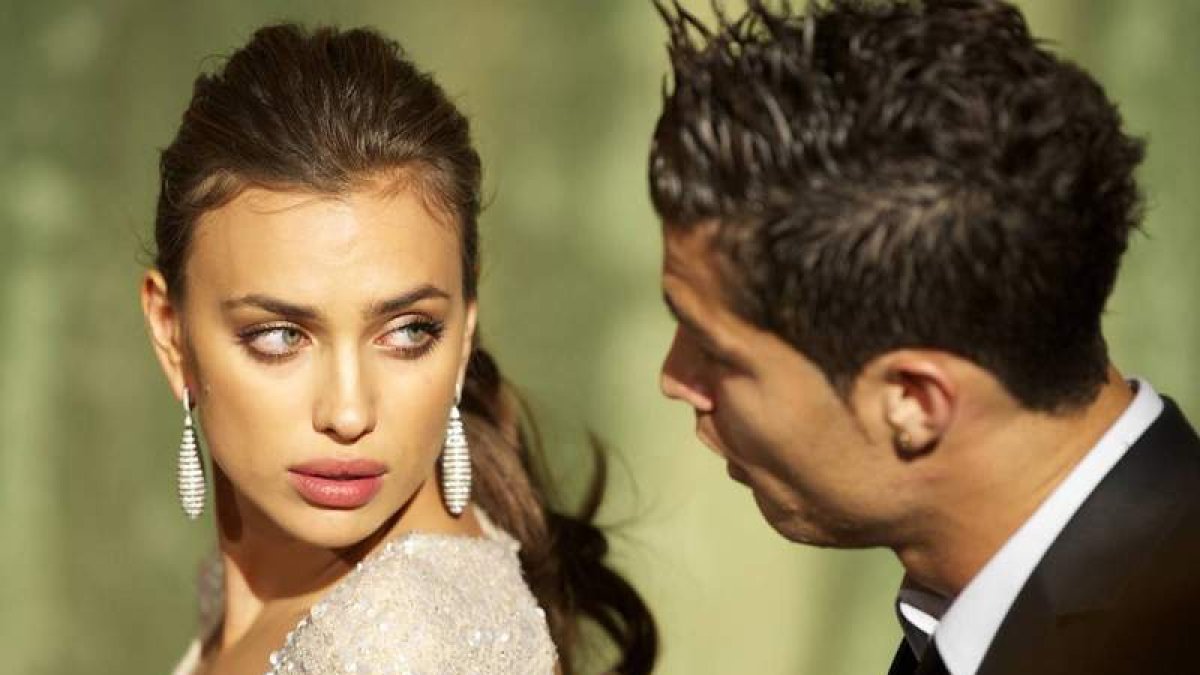 La modelo rusa Irina Shayk y el futbolista portugués Cristiano Ronaldo