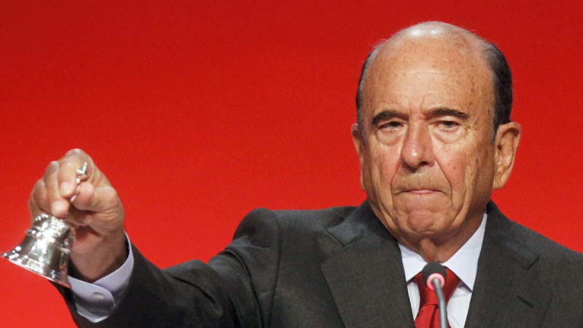 El presidente del Banco Santander, Emilio Botín.