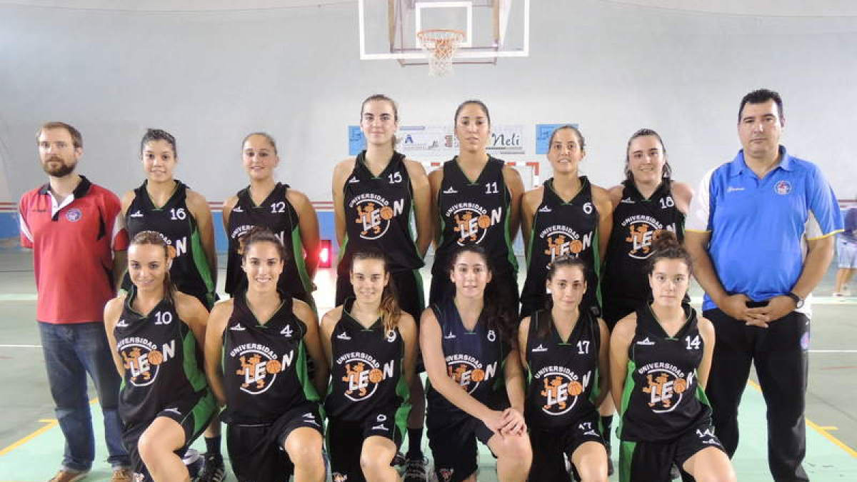 Formación del Universidad de León de la 1.ª División Femenina.