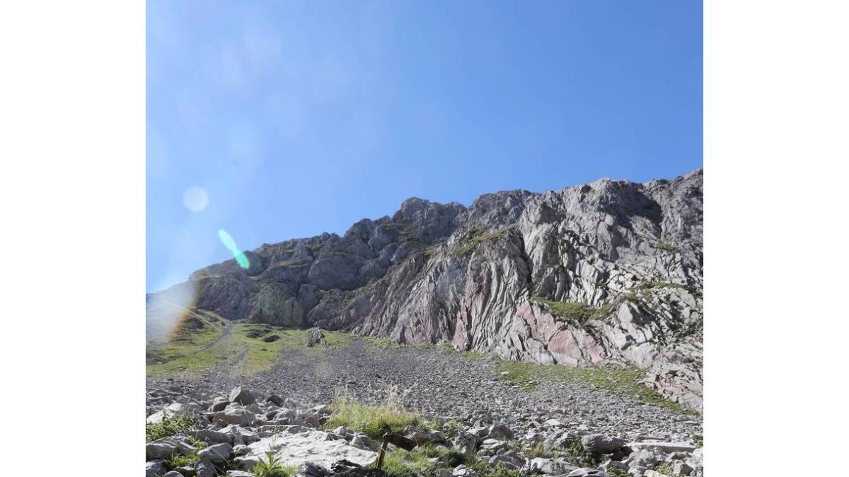 El pico la Polinosa, donde se produjo el accidente el 24 de agosto