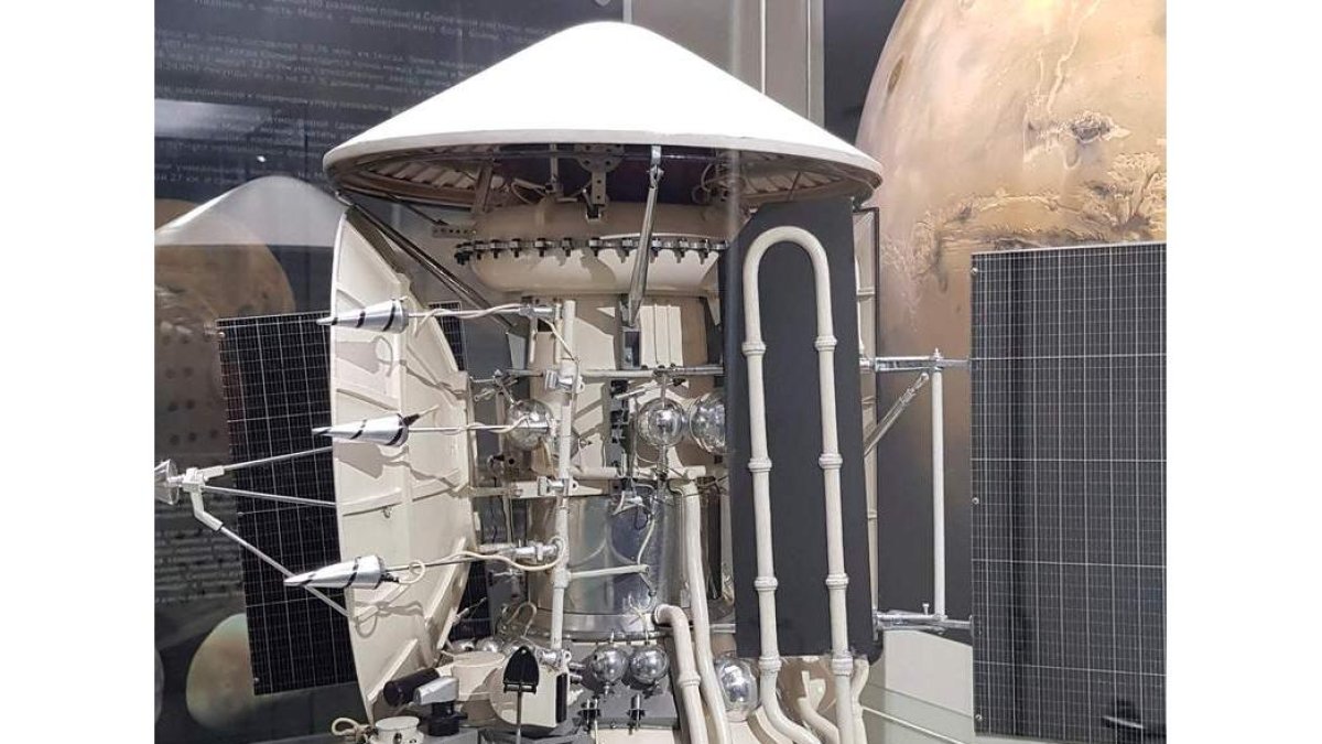 Réplica del Mars 2 en el Museo de la Cosmonáutica de Moscú. B. S.