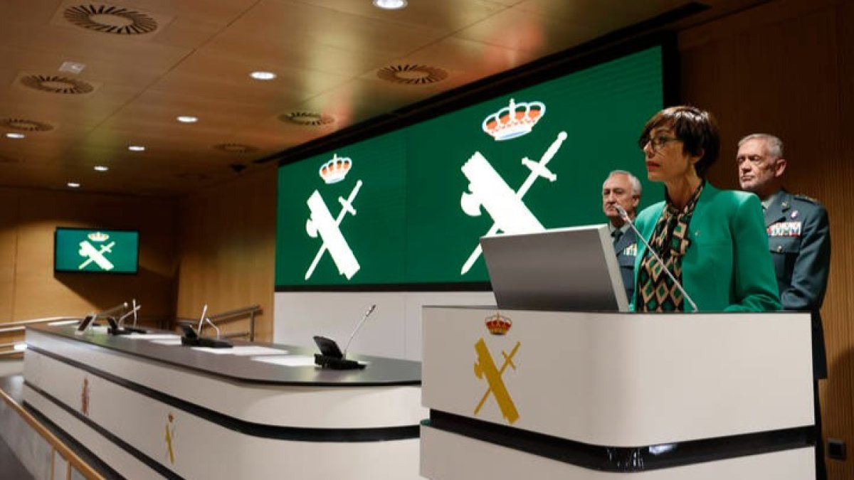 María Gámez ha tenido que presentar su dimisión al frente de la Guardia Civil tras el escándolo que involucra a su marido y la polémica por el Caso Cuarteles. JAVIER LIZÓN