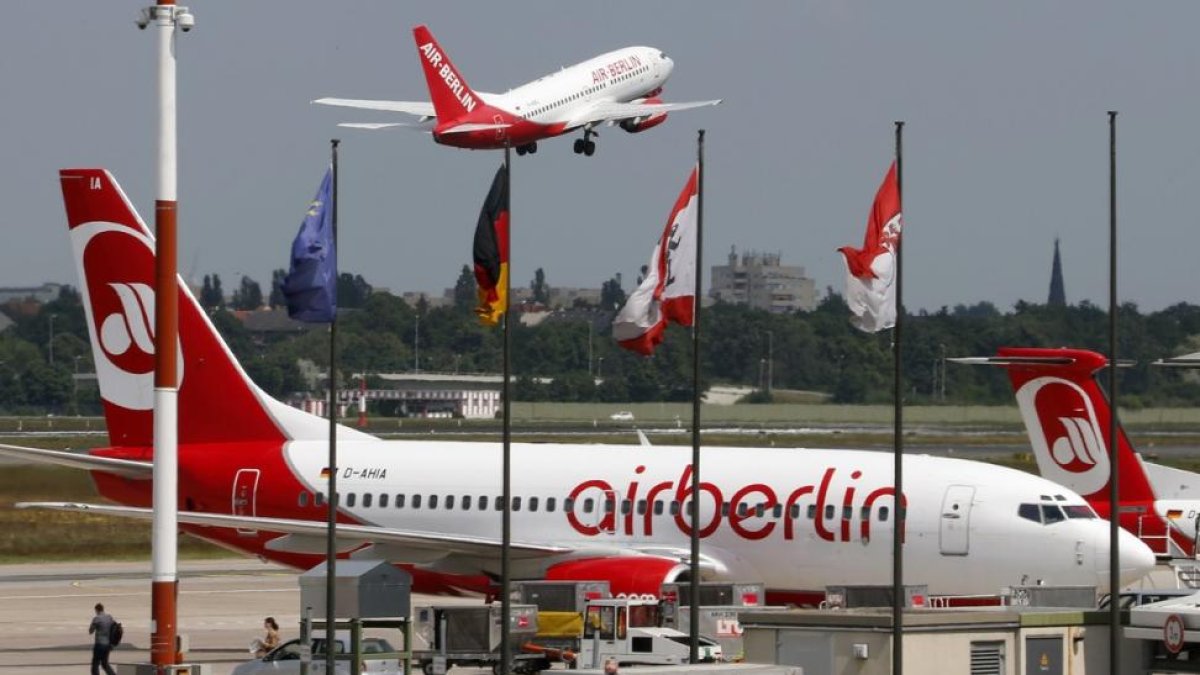 Aviones de Air Berlin.