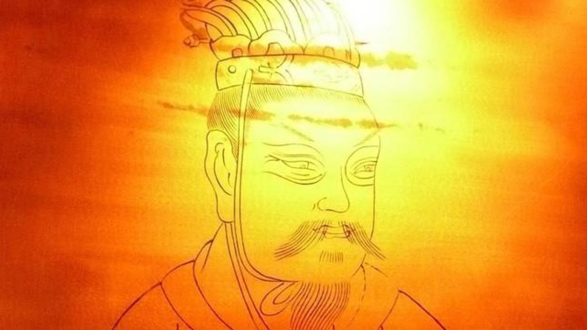 Retrato del emperador Jing Di o Jingdi, de la dinastía Han, conservado en el museo de Xianyang.
