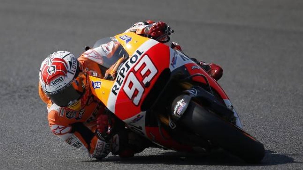 Márquez rueda en Motegi.