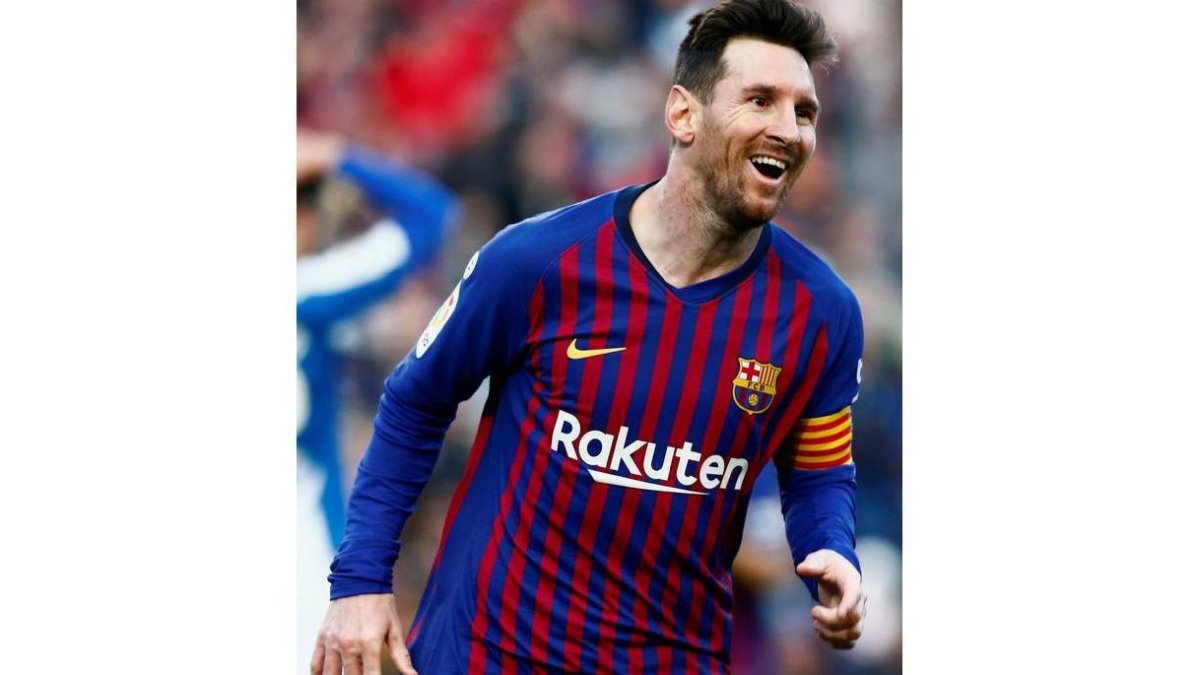 El delantero argentino fue el autor de los dos goles del Barça en la victoria ante el Espanyol. QUIQUE GARCÍA