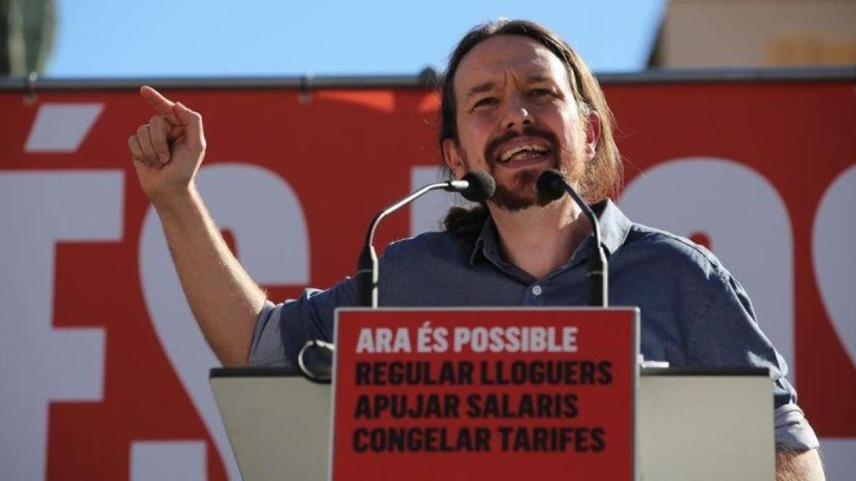 El secretario general de Podemos, Pablo Iglesias.